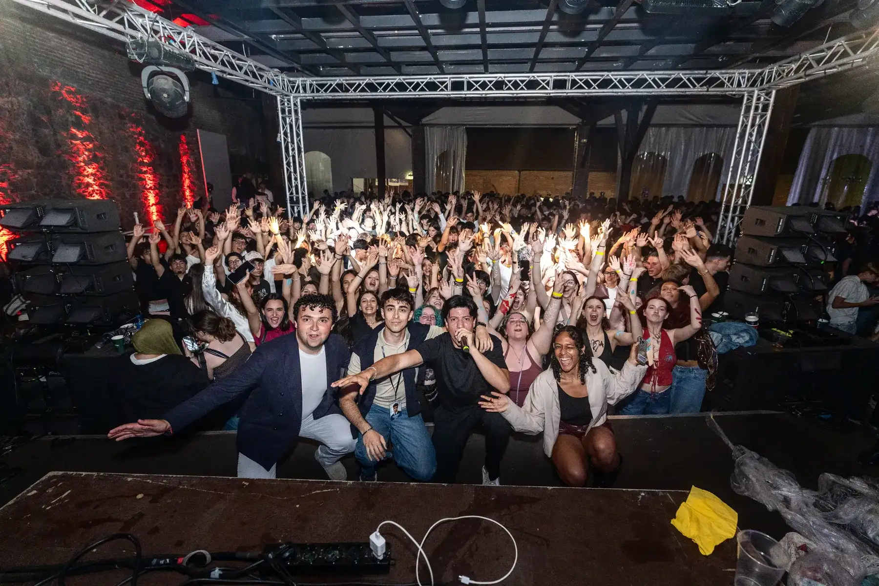 Il pubblico del Barlera durante l’evento